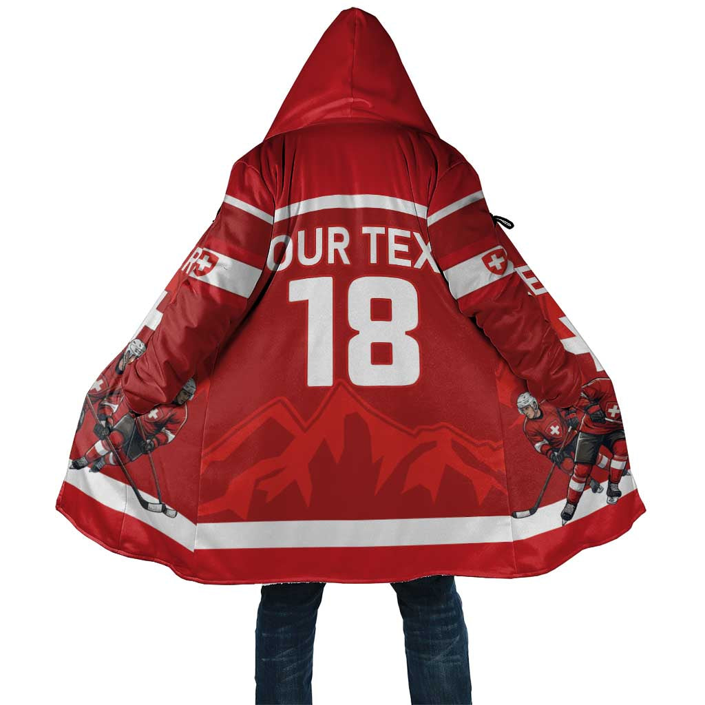 Custom Switzerland Ice Hockey Cloak La Nati World Glory