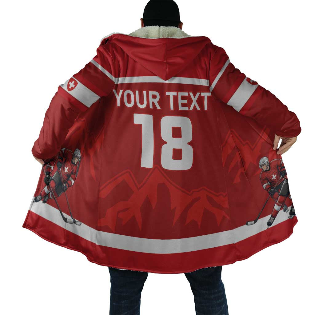 Custom Switzerland Ice Hockey Cloak La Nati World Glory