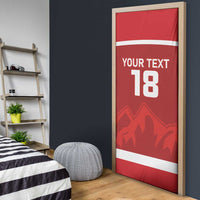 Custom Switzerland Ice Hockey Door Cover La Nati World Glory