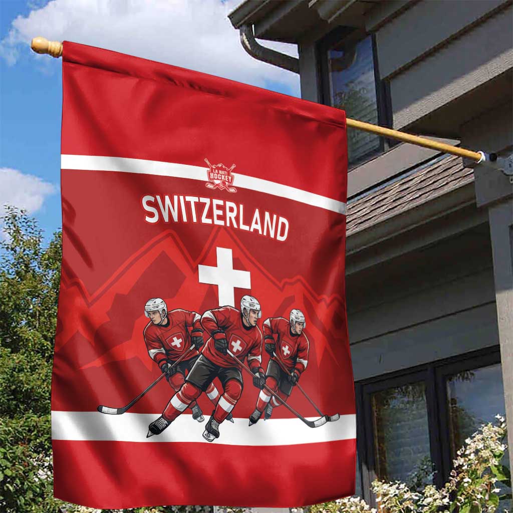Switzerland Ice Hockey Garden Flag La Nati World Glory