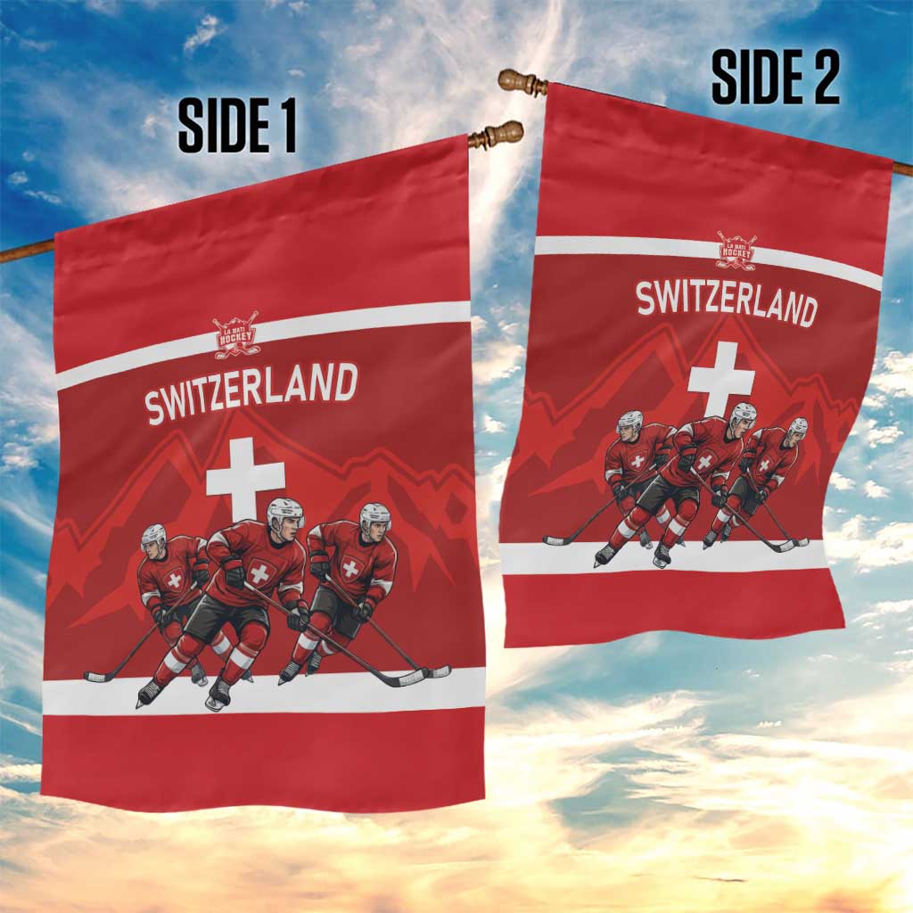 Switzerland Ice Hockey Garden Flag La Nati World Glory