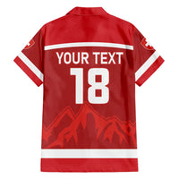 Custom Switzerland Ice Hockey Hawaiian Shirt La Nati World Glory