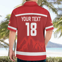 Custom Switzerland Ice Hockey Hawaiian Shirt La Nati World Glory