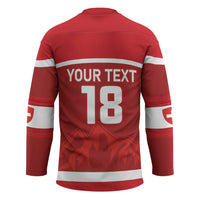 Custom Switzerland Ice Hockey Hockey Jersey La Nati World Glory