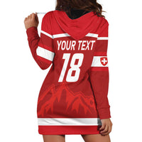 Custom Switzerland Ice Hockey Hoodie Dress La Nati World Glory