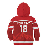 Custom Switzerland Ice Hockey Kid Hoodie La Nati World Glory