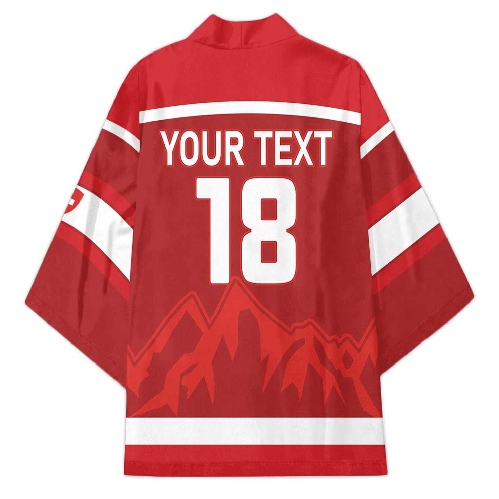 Custom Switzerland Ice Hockey Kimono La Nati World Glory