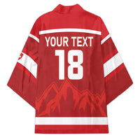 Custom Switzerland Ice Hockey Kimono La Nati World Glory