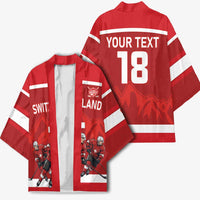 Custom Switzerland Ice Hockey Kimono La Nati World Glory