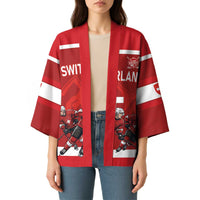 Custom Switzerland Ice Hockey Kimono La Nati World Glory