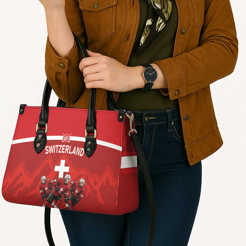 Switzerland Ice Hockey Leather Bag La Nati World Glory