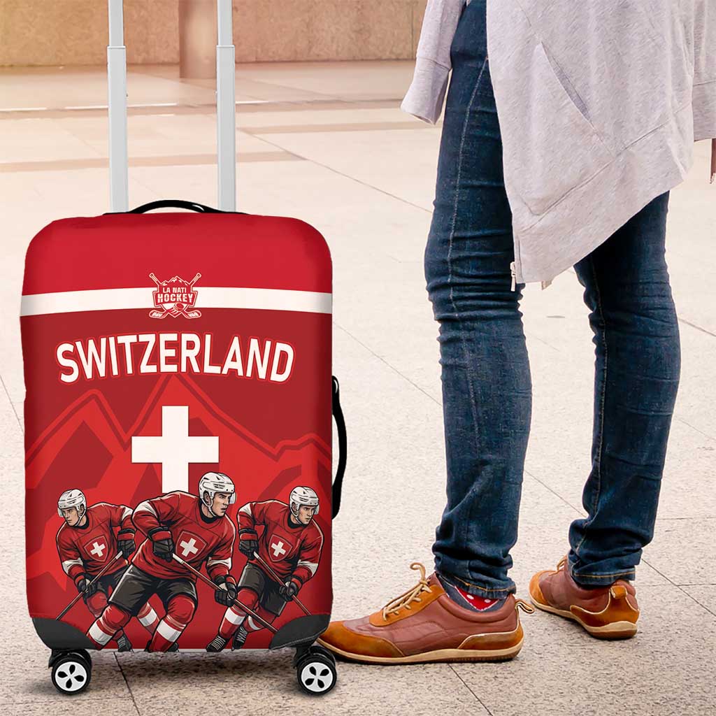 Switzerland Ice Hockey Luggage Cover La Nati World Glory