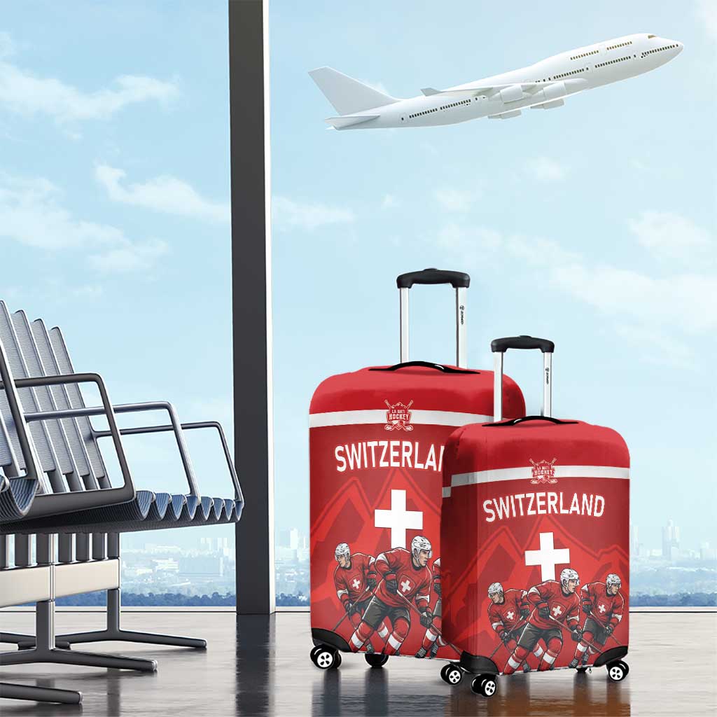 Switzerland Ice Hockey Luggage Cover La Nati World Glory
