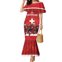 Custom Switzerland Ice Hockey Mermaid Dress La Nati World Glory