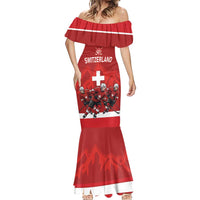 Custom Switzerland Ice Hockey Mermaid Dress La Nati World Glory