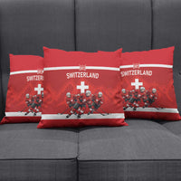 Switzerland Ice Hockey Pillow Cover La Nati World Glory