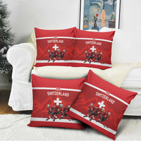 Switzerland Ice Hockey Pillow Cover La Nati World Glory