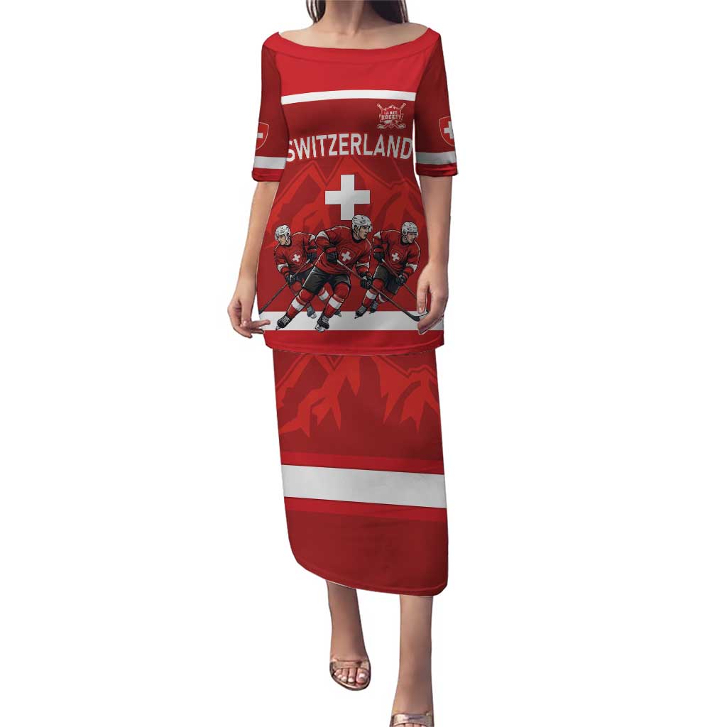 Custom Switzerland Ice Hockey Puletasi La Nati World Glory