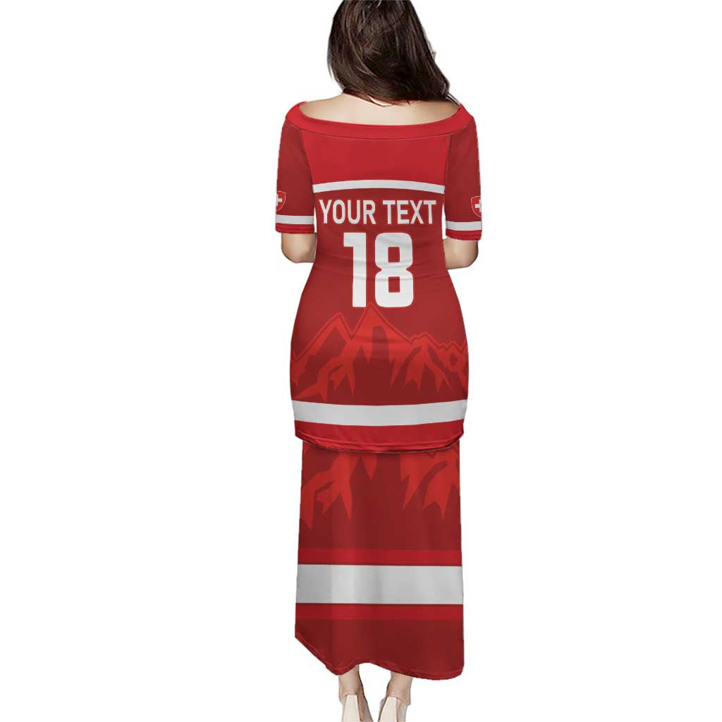 Custom Switzerland Ice Hockey Puletasi La Nati World Glory