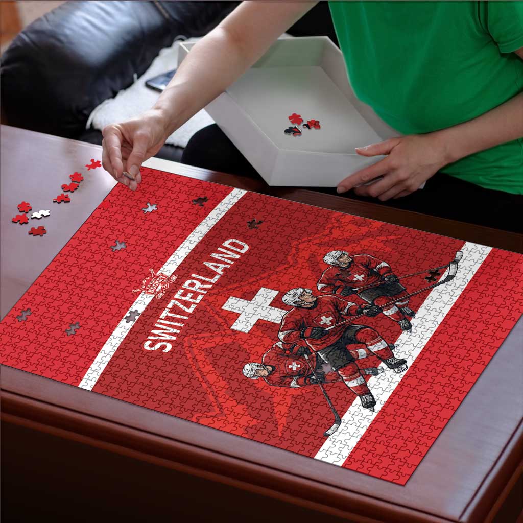 Switzerland Ice Hockey Puzzle La Nati World Glory