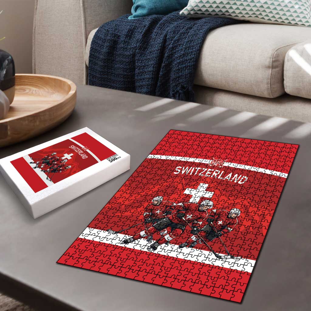 Switzerland Ice Hockey Puzzle La Nati World Glory