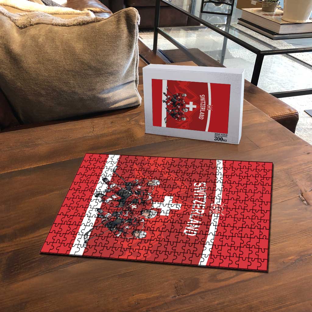 Switzerland Ice Hockey Puzzle La Nati World Glory