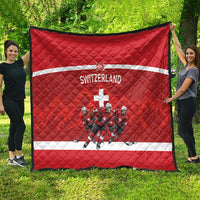 Switzerland Ice Hockey Quilt La Nati World Glory