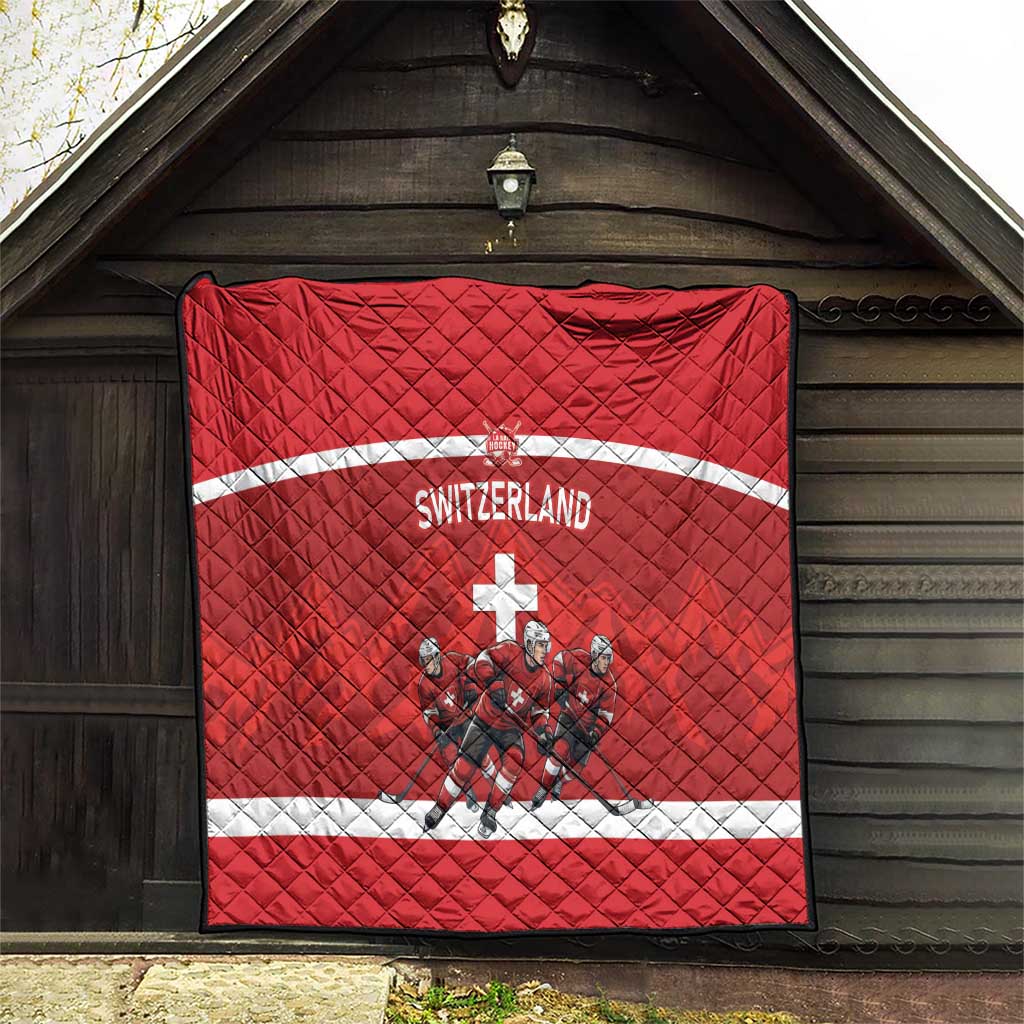 Switzerland Ice Hockey Quilt La Nati World Glory