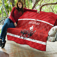 Switzerland Ice Hockey Quilt La Nati World Glory