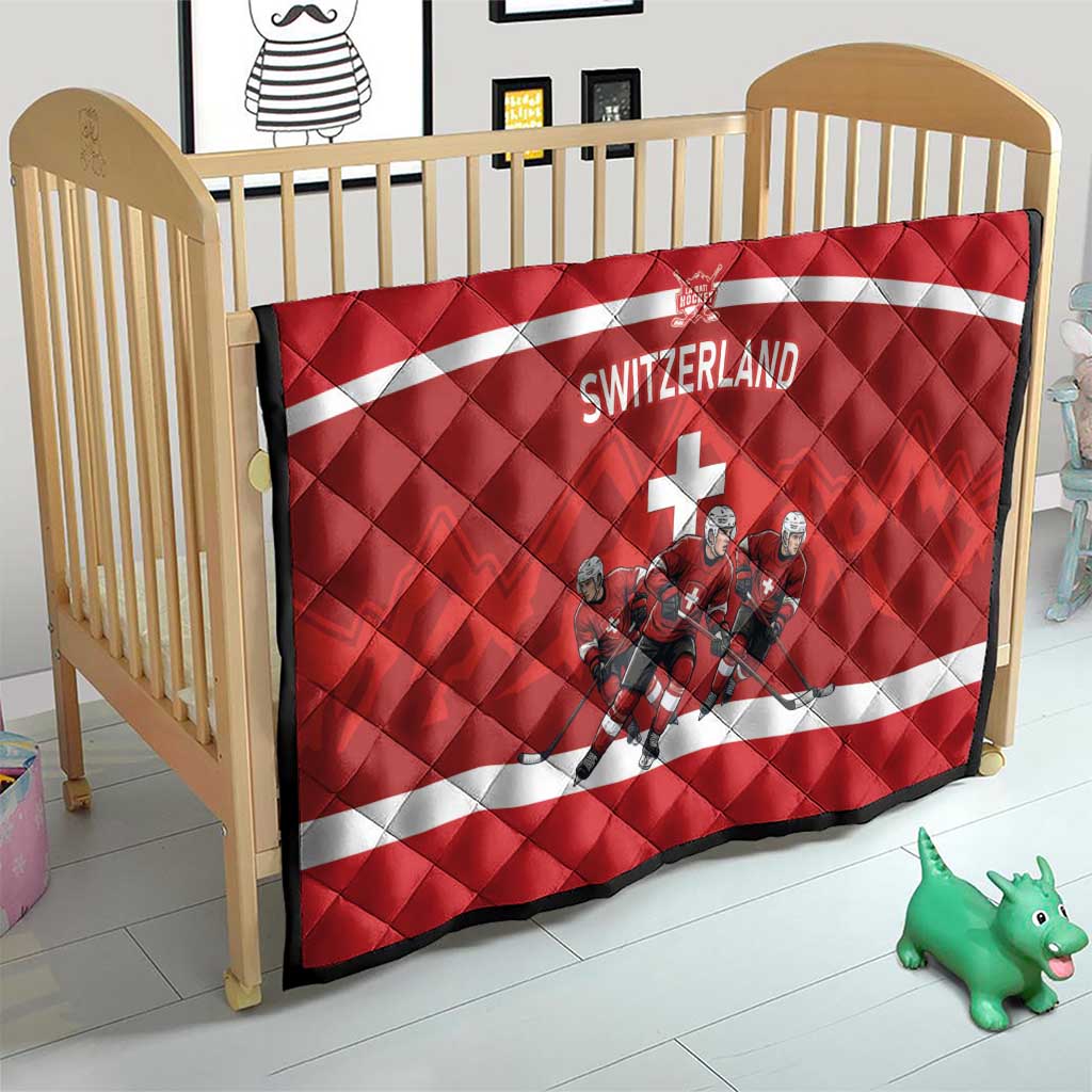 Switzerland Ice Hockey Quilt La Nati World Glory