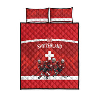 Switzerland Ice Hockey Quilt Bed Set La Nati World Glory