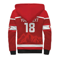 Custom Switzerland Ice Hockey Sherpa Hoodie La Nati World Glory