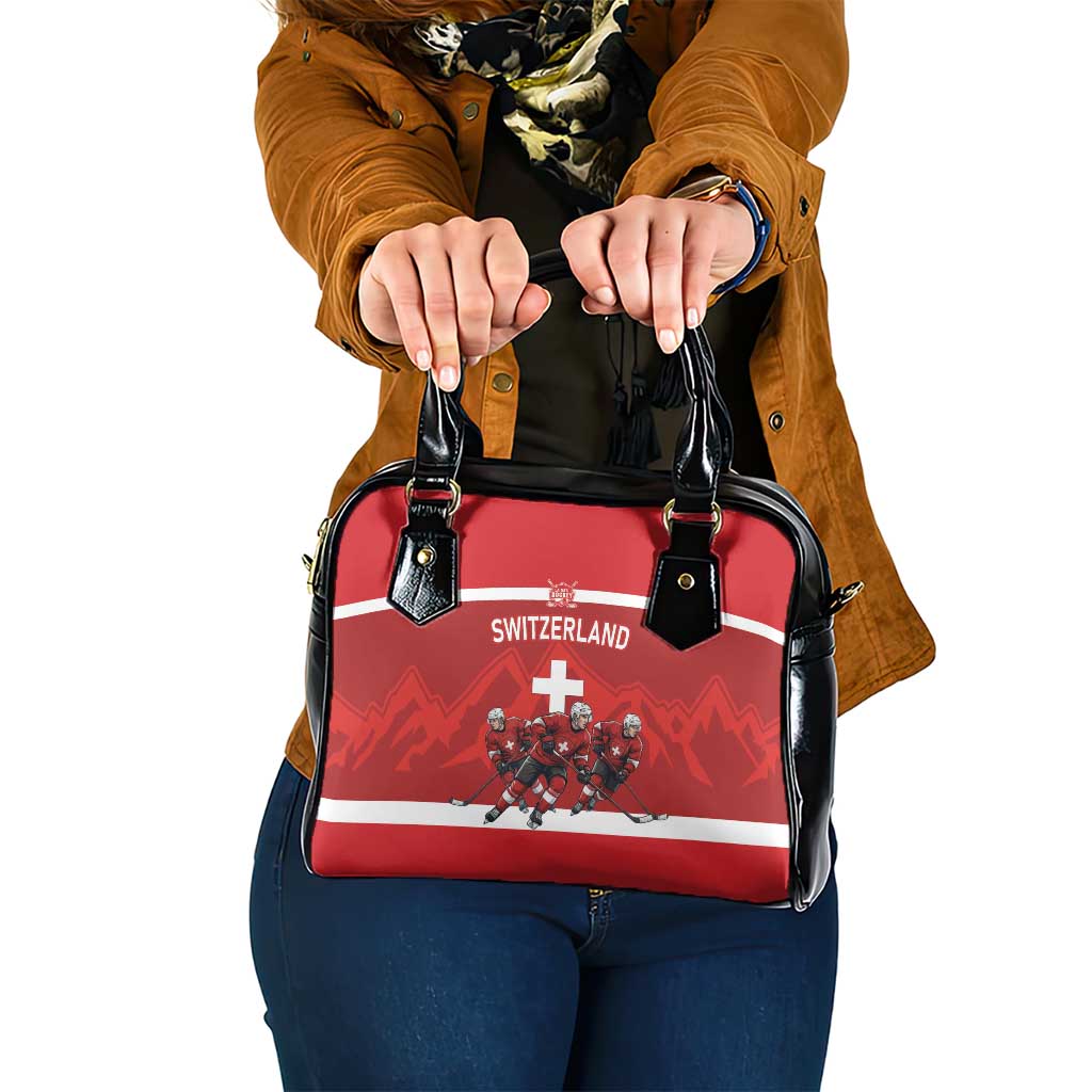 Switzerland Ice Hockey Shoulder Handbag La Nati World Glory
