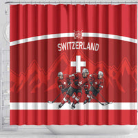 Switzerland Ice Hockey Shower Curtain La Nati World Glory