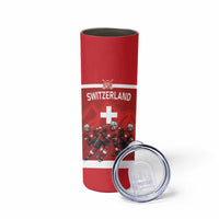 Custom Switzerland Ice Hockey Skinny Tumbler La Nati World Glory