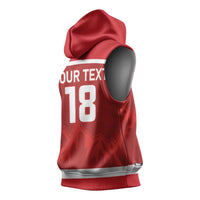 Custom Switzerland Ice Hockey Sleeveless Hoodie La Nati World Glory