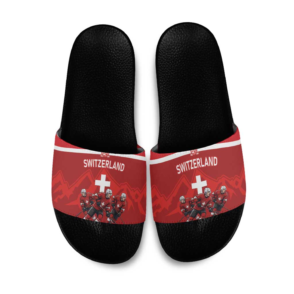 Switzerland Ice Hockey Slide Sandals La Nati World Glory