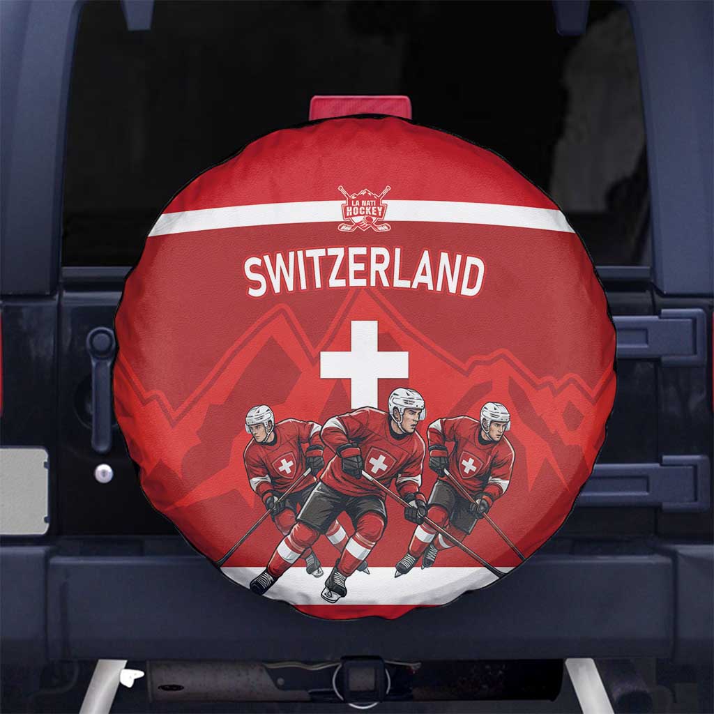 Switzerland Ice Hockey Spare Tire Cover La Nati World Glory