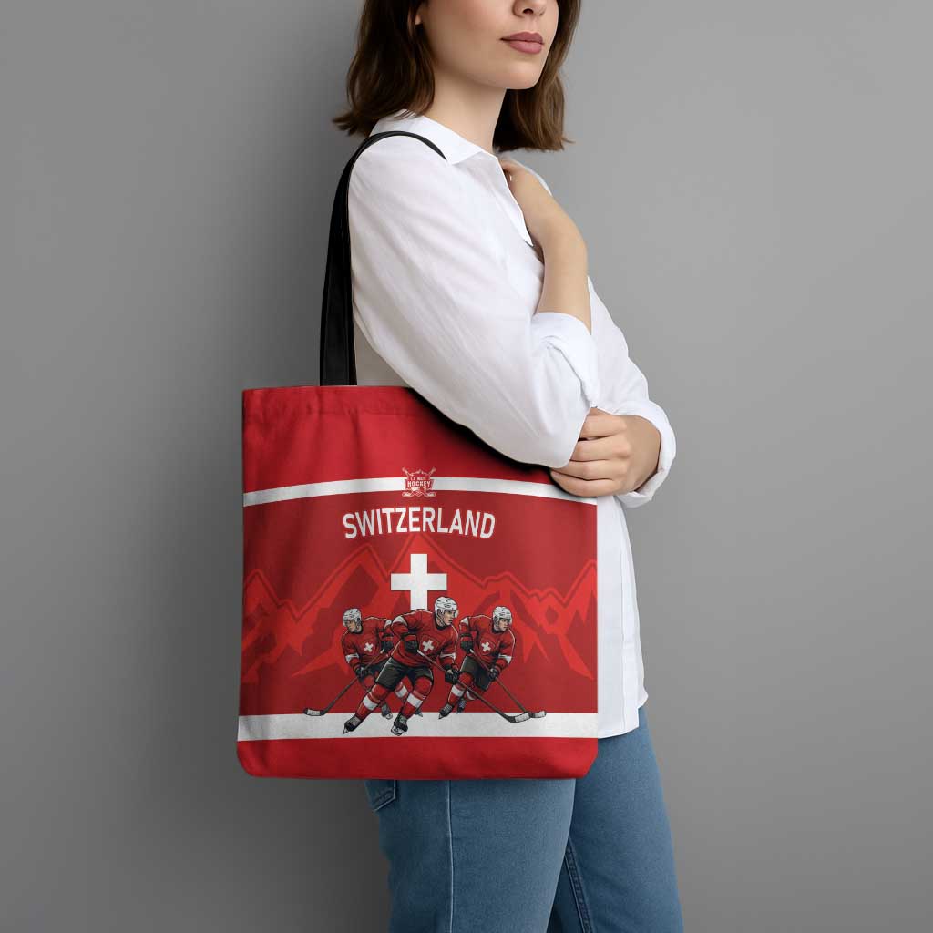 Switzerland Ice Hockey Tote Bag La Nati World Glory