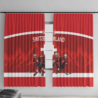 Switzerland Ice Hockey Window Curtain La Nati World Glory