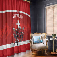 Switzerland Ice Hockey Window Curtain La Nati World Glory