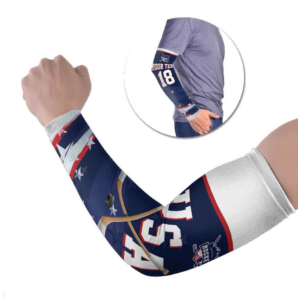 Custom USA Ice Hockey Arm Sleeves American Power 2026 Edition