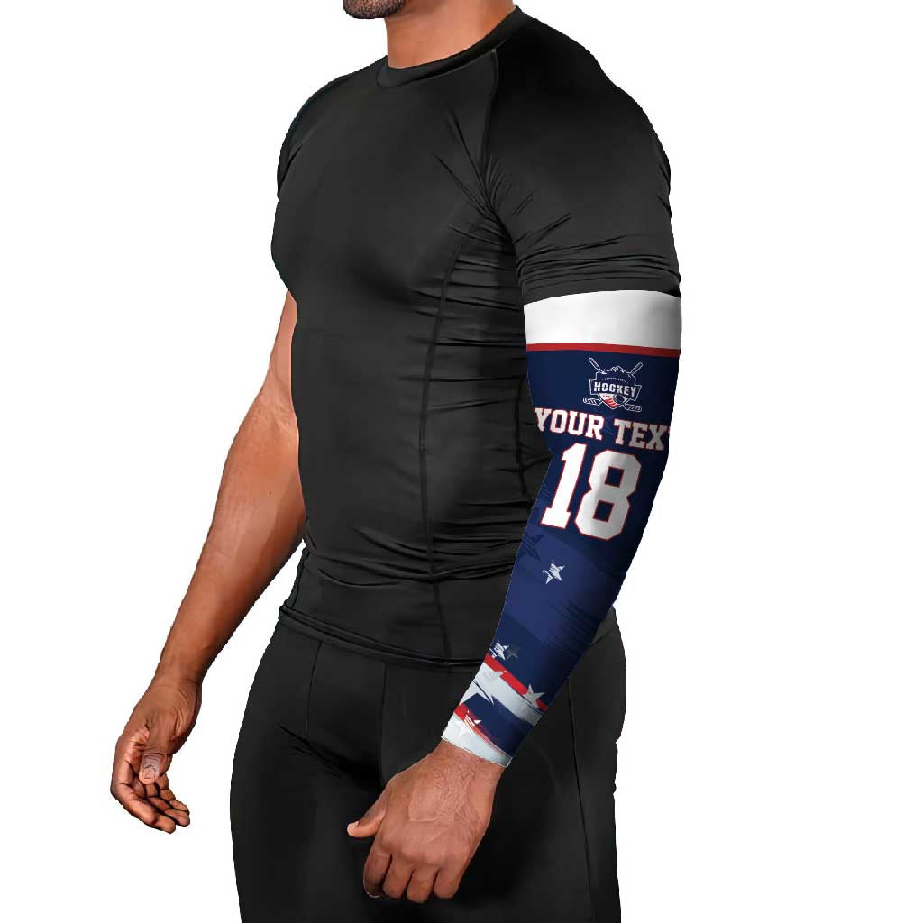 Custom USA Ice Hockey Arm Sleeves American Power 2026 Edition