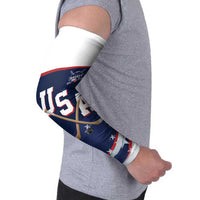 Custom USA Ice Hockey Arm Sleeves American Power 2026 Edition