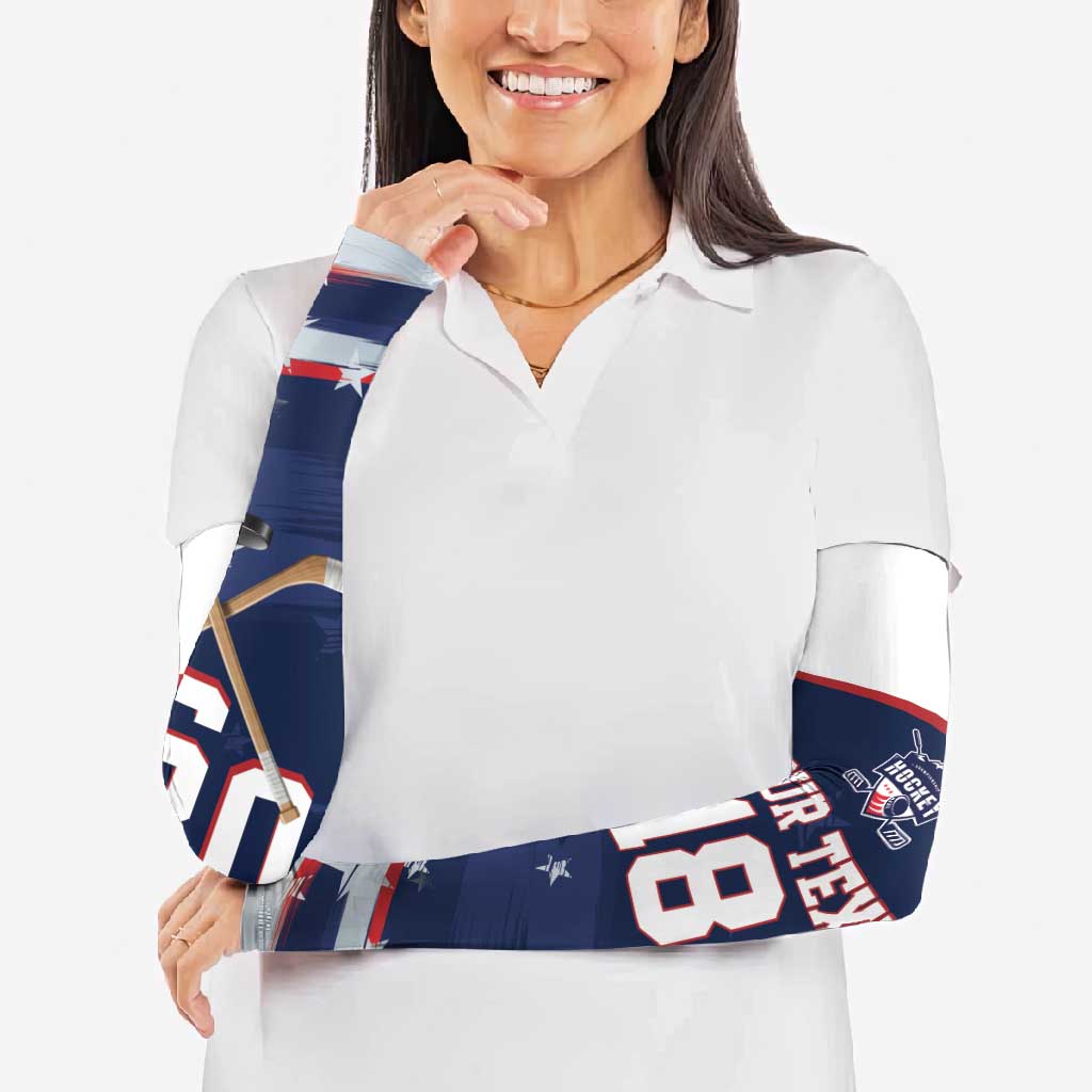 Custom USA Ice Hockey Arm Sleeves American Power 2026 Edition