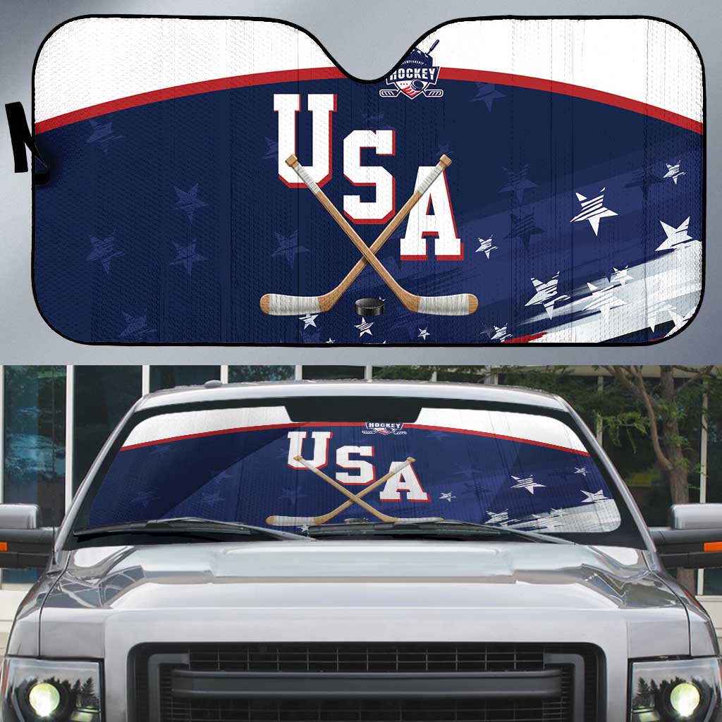 USA Ice Hockey Auto Sun Shade American Power 2026 Edition