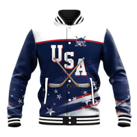 Custom USA Ice Hockey Baseball Jacket American Power 2026 Edition