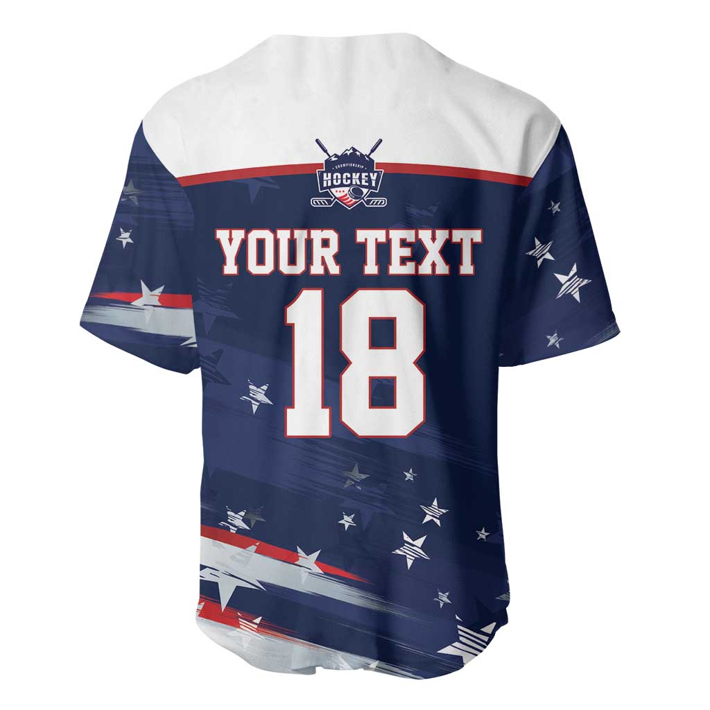 Custom USA Ice Hockey Baseball Jersey American Power 2026 Edition