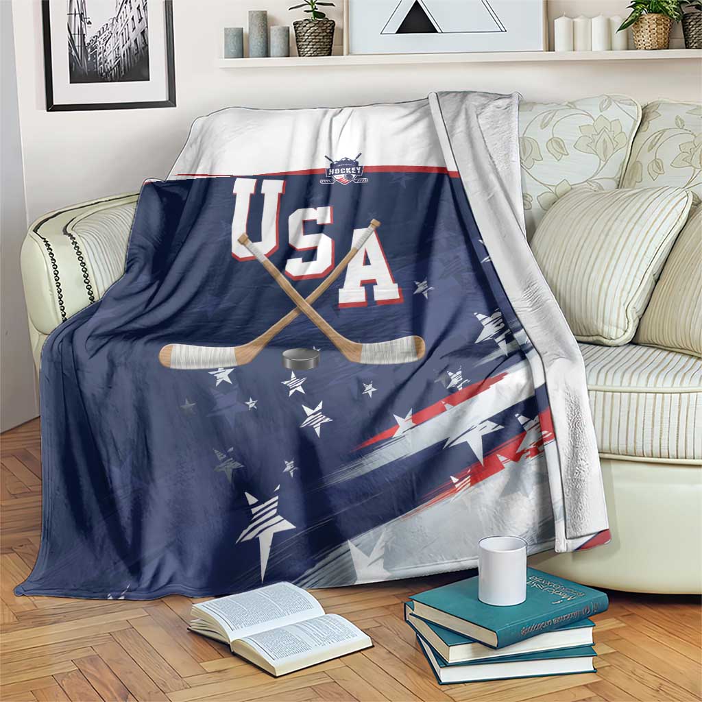 USA Ice Hockey Blanket American Power 2026 Edition