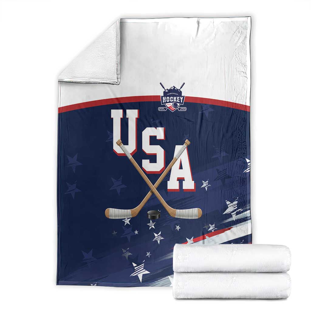 USA Ice Hockey Blanket American Power 2026 Edition
